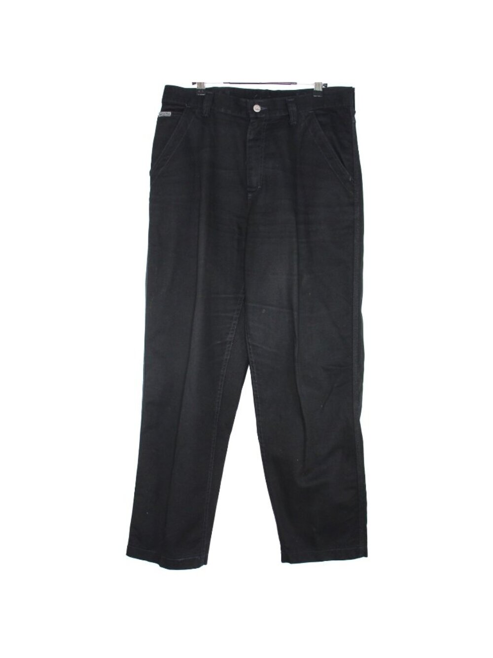 Vintage Lee Mens 32 x 31 Riveted Made In USA Pleated Baggy Denim Pants F1386
